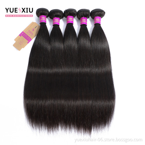 Cheap human raw brazilian hair bundles  Hot Sale Straight Virgin Human Hair Weave